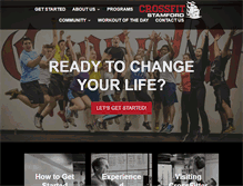 Tablet Screenshot of crossfitstamford.com